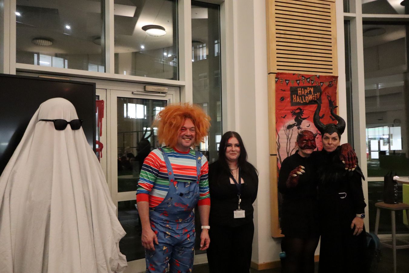 Business Stream colleagues in fancy dress for Halloween
