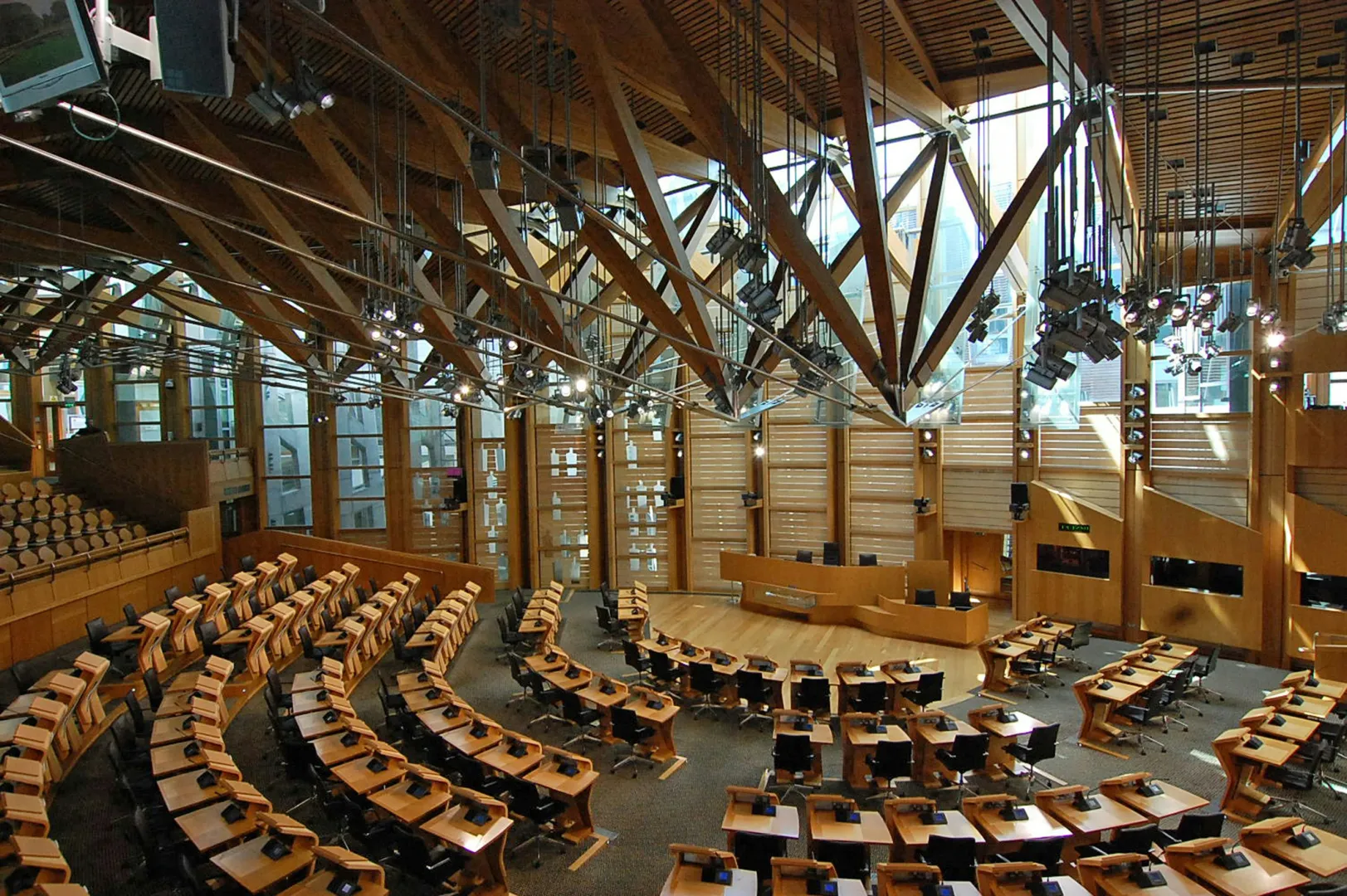 The Scottish Parliament seating