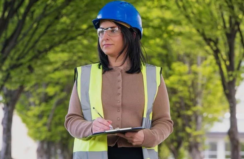 A checklist being ticked off