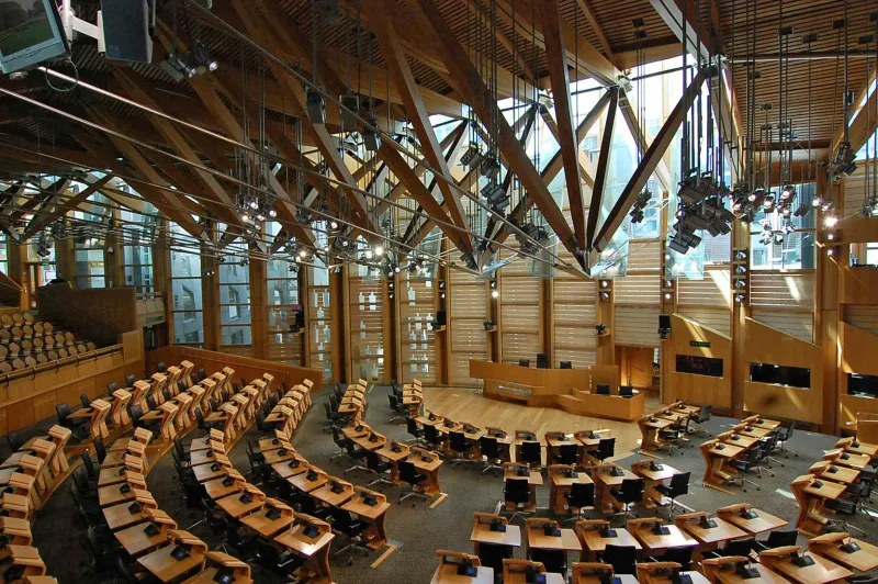 The Scottish Parliament seating